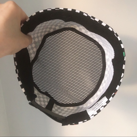 Vintage pillbox checkered black white hat - Picture 3 of 4